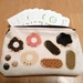 Mini donut coin purse perfect for loose change, bills, and credit cards