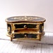 Vintage Black and Gold Gilt Italian Florentine Box