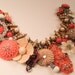 Orange Blossom Repurposed Vintage Jewelry Charm Bracelet One of a Kind