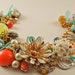 Le Soir Repurposed Vintage Jewelry Charm Bracelet one of a kind