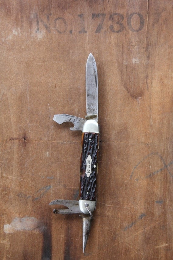 Vintage 50's German Solingen Boy Scout pocket knife