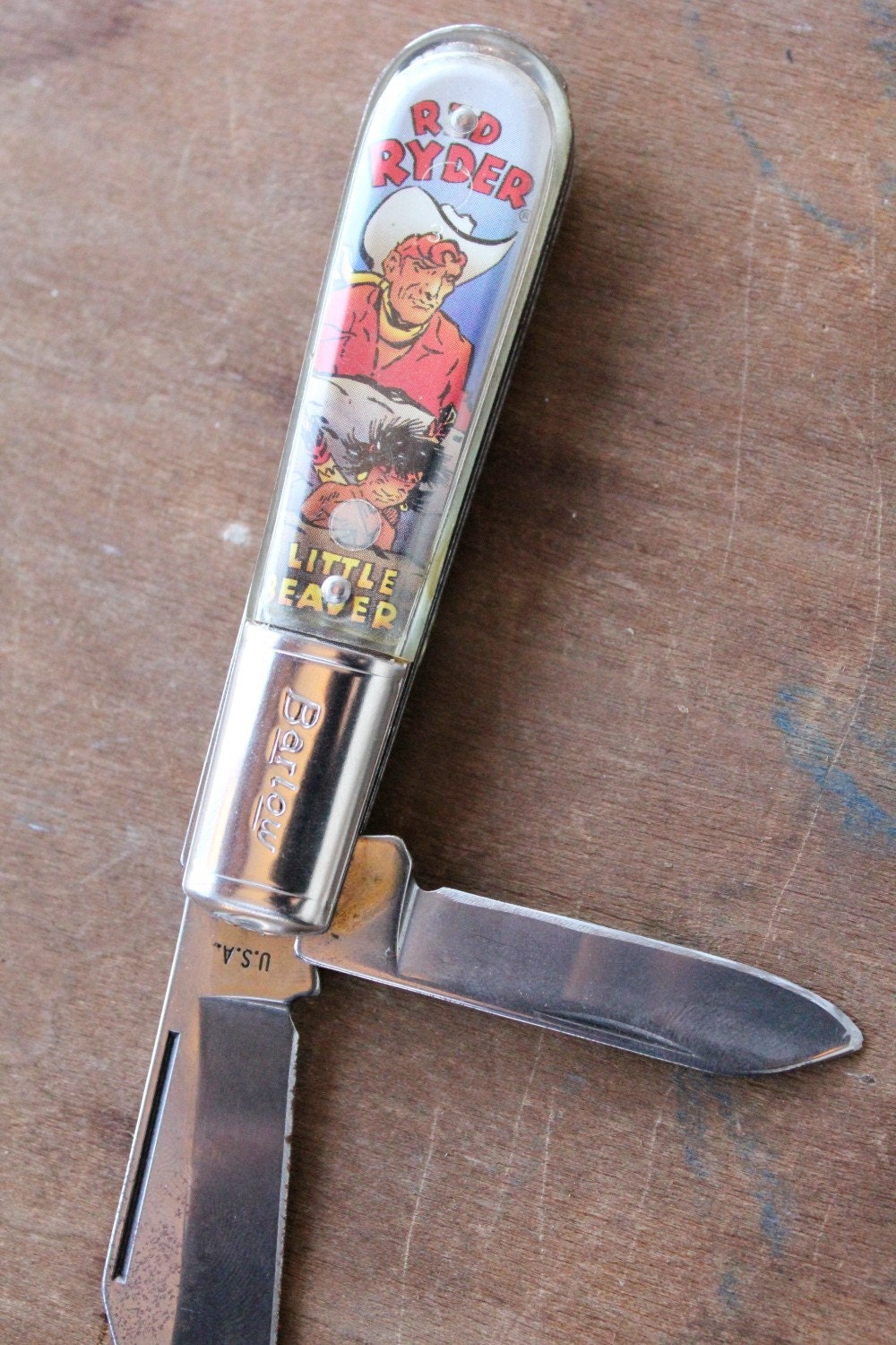 Vintage 70's Red Ryder jackknife by Barlow made in U.S.A.