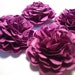Bright Grape Purple Carnation Paper Flowers
