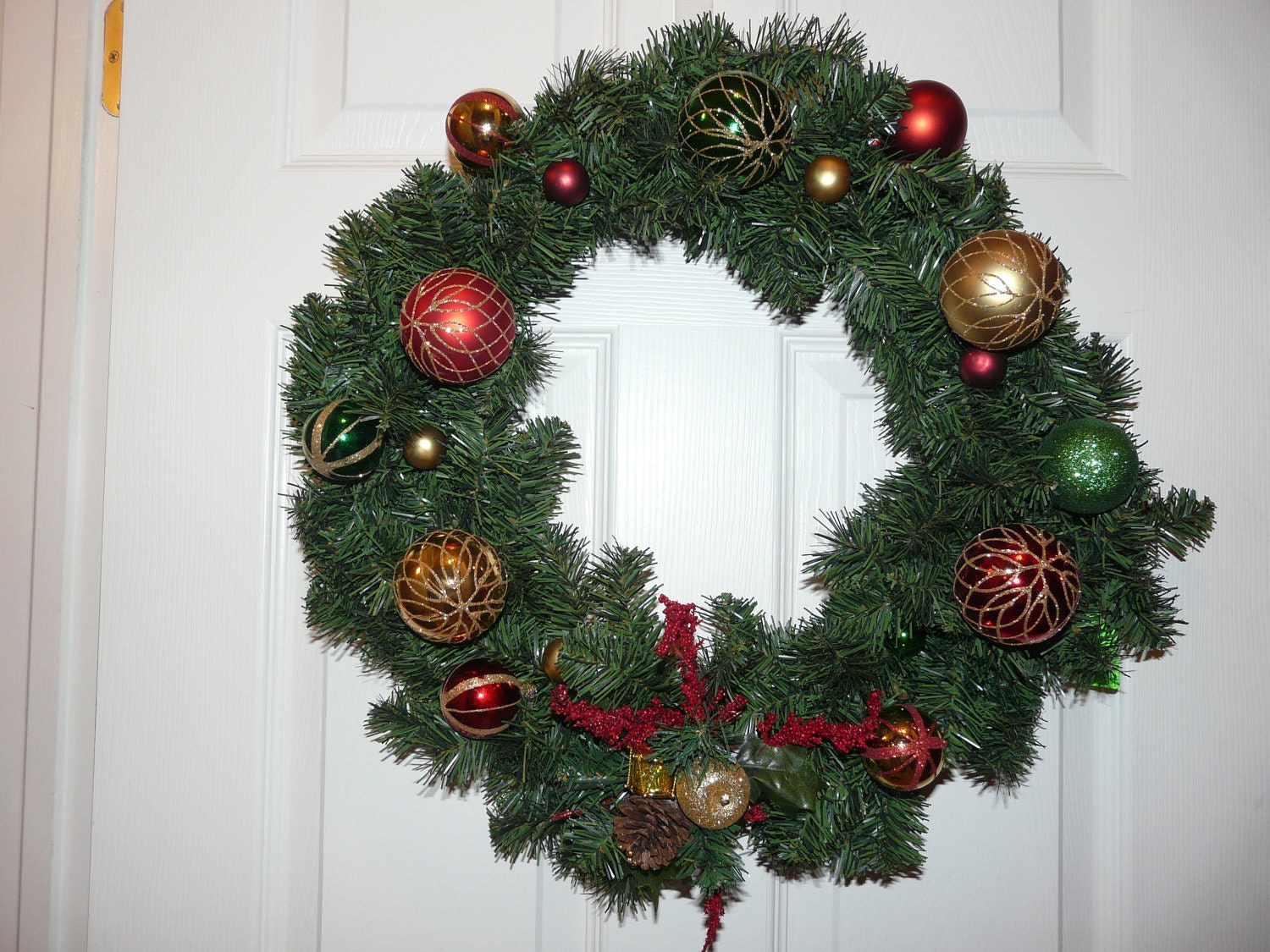 Christmas Ornament Wreath