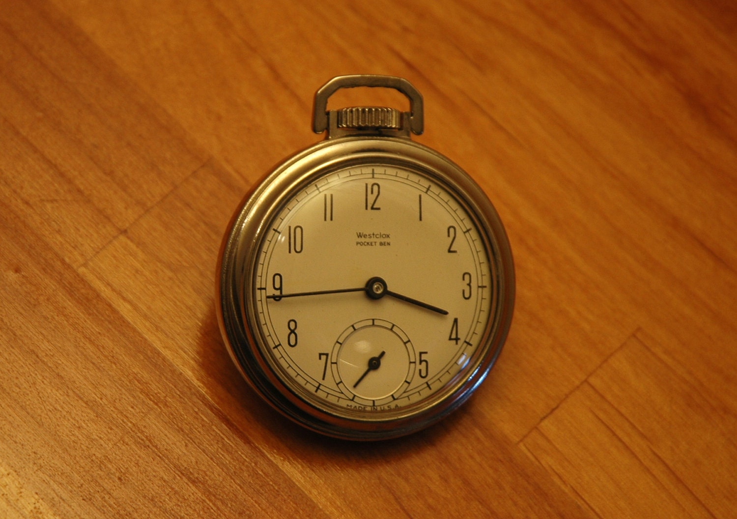 Vintage 1950s Westclox Windup Pocket Ben Pocket