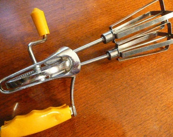 Unusual 1940s Egg Beater Side Handle