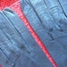 Black Vintage Soft Long Leather Gloves For Women size 7