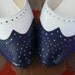 1960s Wing Tip Women's Pumps size 6.5 Dress Shoes