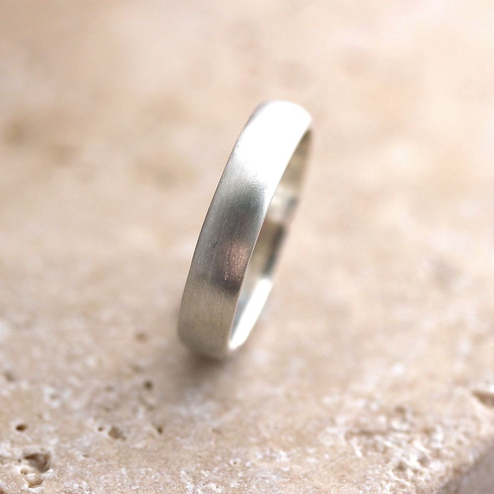 mens sterling silver wedding rings