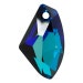 Swarovski 39mm Galactic Vertical Pendant Crystal Bermuda Blue - Quantity 1
