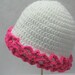 Girls Hat Crochet PATTERN PDF 5 Sizes "Neon Ruffles"