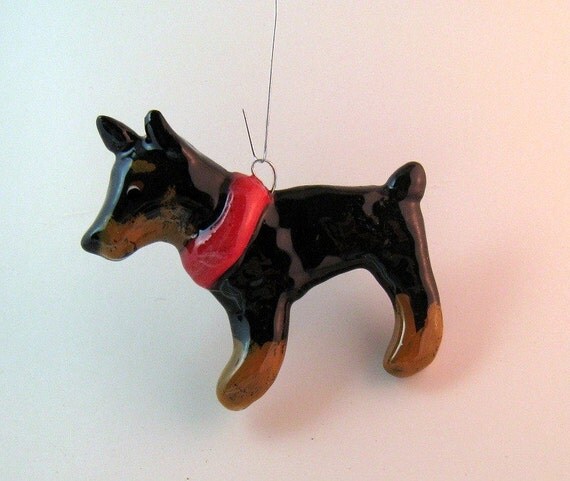 doberman garden ornaments