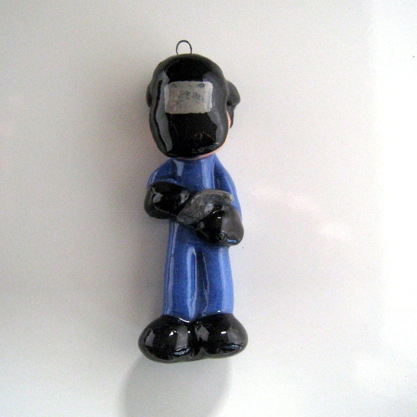 welder ornament handmade from bread dough by judy caron welder ornament handmade from bread dough by judy caron