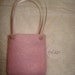 SALE - Pretty pink purse with pearl accents for Fashion Dolls - ed229