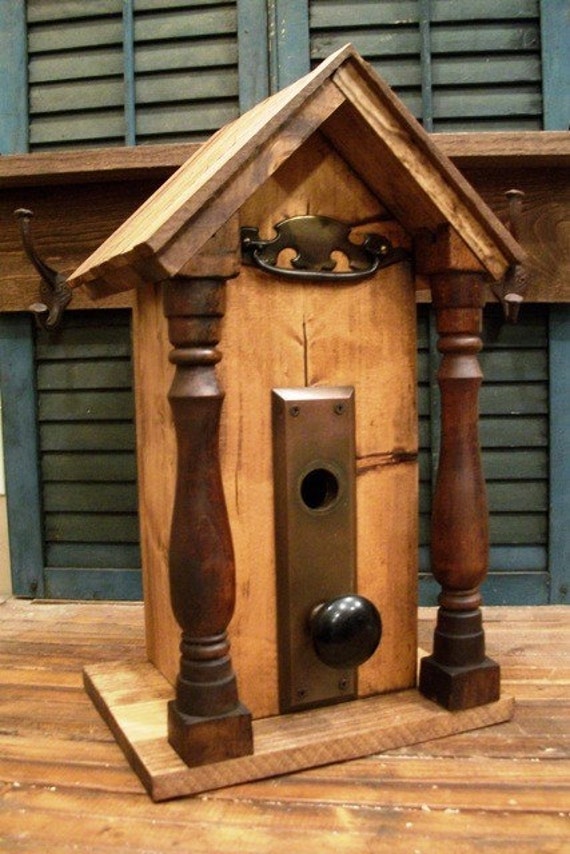 Upcycled Vintage BirdHouse-ON SALE