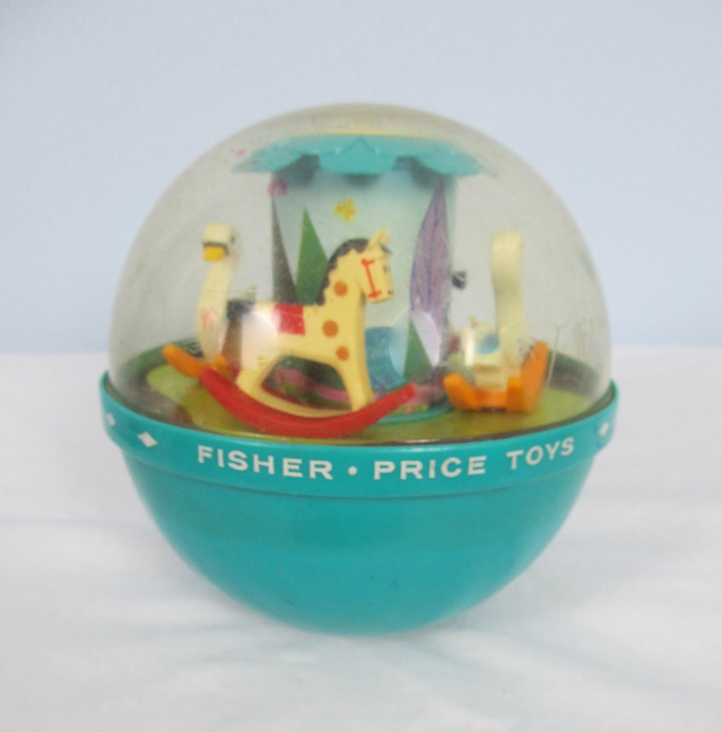 Vintage 1966 FISHER PRICE TOY Chime Ball