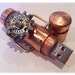 Steampunk 16GB USB Flash Drive Model 361 in a Tin Box