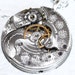 Steampunk Necklace Jewelry - MAGNIFICENT 115 yrs old Flower GUILLOCHE ETCHED Elgin Antique Pocket Watch Movement - Steampunk Necklace Gift