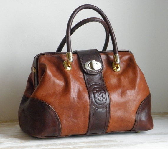 Marino Orlandi Leather Purse Handbag Vintage Made in Italy