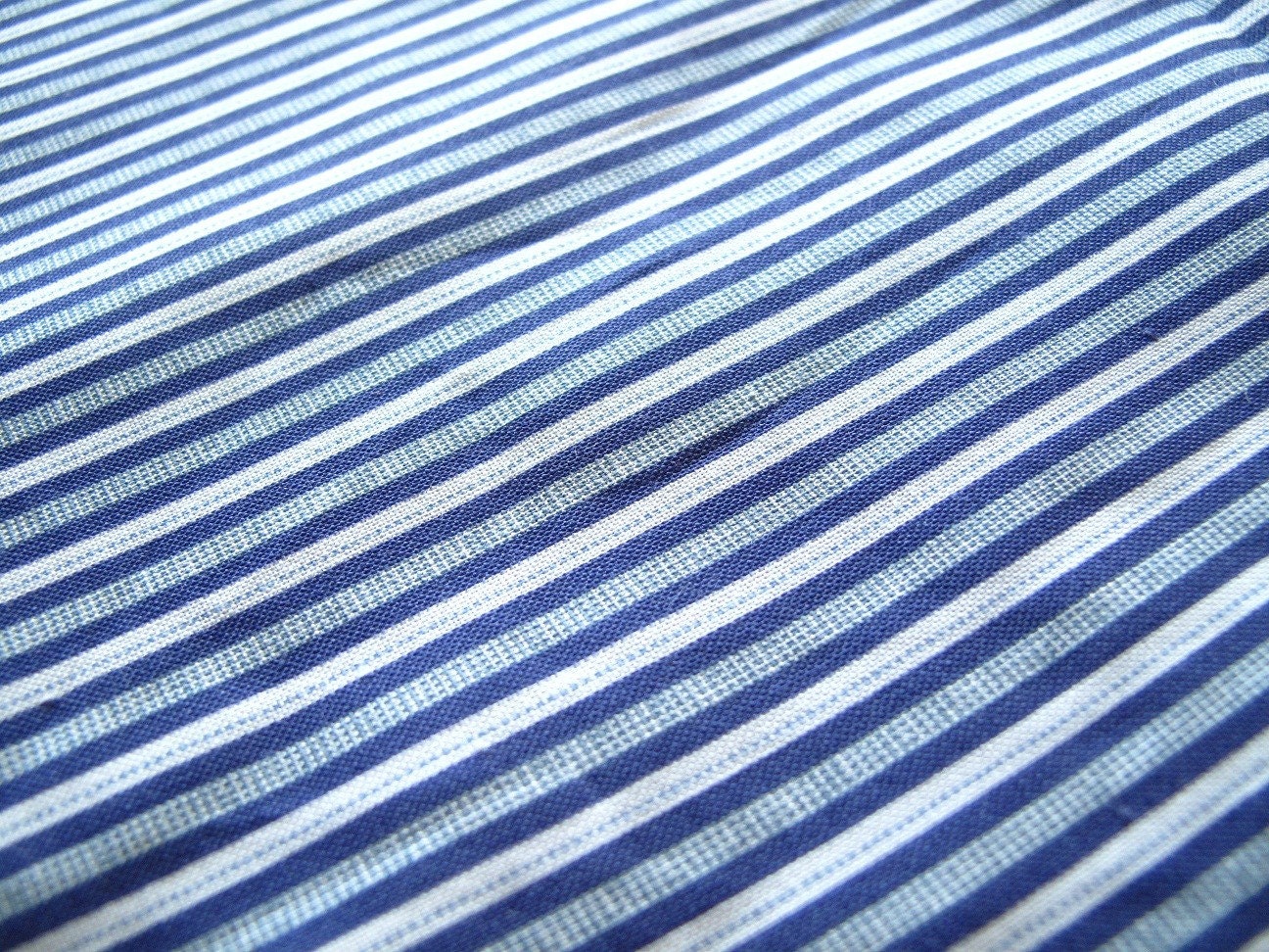 Blue stripe cotton fabric quilting fabric patchwork fabric