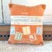 Vintage Alphabet Block Pillow No. 2
