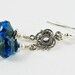 Blue and Silver Earrings