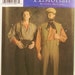 Mens 19th Century Shirt Trousers Pattern Uncut Simplicity 5023 Sz L - XL 46 - 52