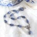 Delftdelft blue necklace blue necklace delft blue jewelry delft blue and white necklace delft blue style necklace