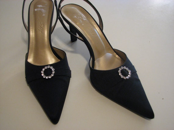 Vintage Stunning Black Dress Shoes from Marshall by erikamara