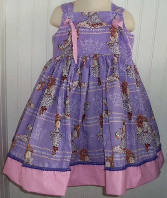 Fancy Nancy Purple Boutique Dress Size 2T 3T 4T 5 6 NEW