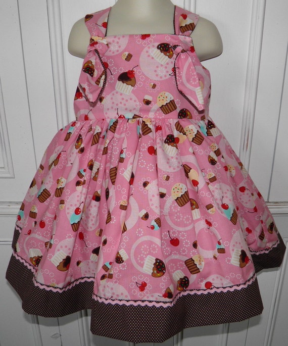 Pink Cupcakes Birthday Boutique Dress Size 2T 3T 4T 5 6