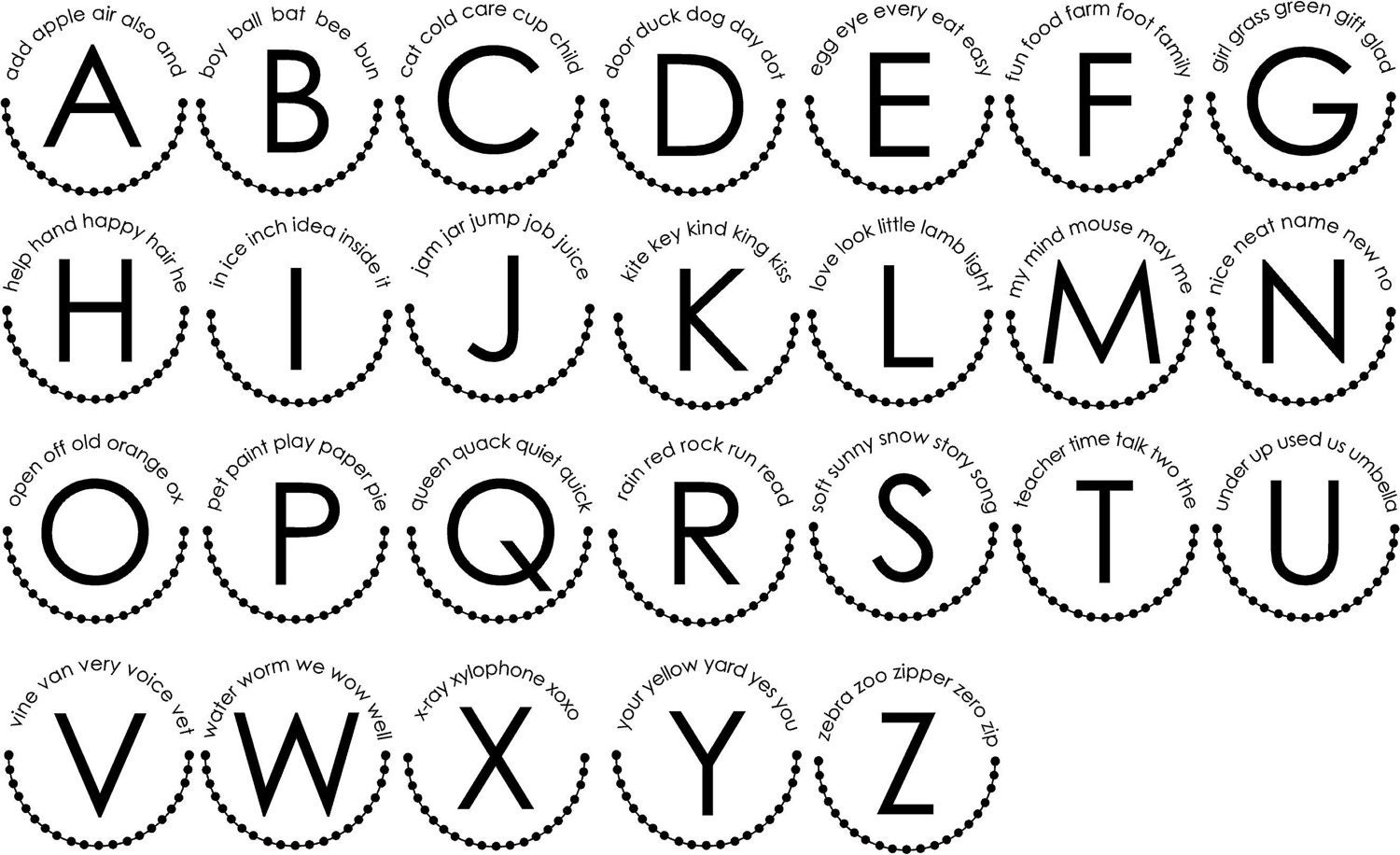 Alphabet Circles Abcteach Alphabet Letters And Numbers Bottlecap Images By Carielewyn Elsie