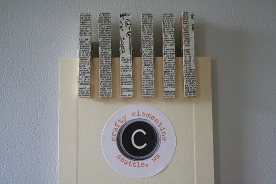 clothespin-magnets-dictionary-design-set-of-6-vintage