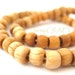 Wood Beads, Natural Light Brown Wood Crow, 5x6mm, Small - 50pc