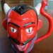 Vintage DEVIL Pencil Holder MUG
