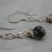 Sterling Silver Tourmalinated Quartz Earrings