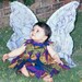 CUTE Victorian Romantic Pixie FAIRY WINGS dark costume xs steampunk emo Gypsy faerie fey pirate dress up
