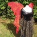 Realistic Huge Cherry RED Cupid FAERIE Queen Wings VALENTINE'S Day Lover Sexy gift for her him Fire Love Goddess Costume Adult xl dress up