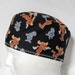Mens or Unisex Scrub Hat with Rocky and Bullwinkle
