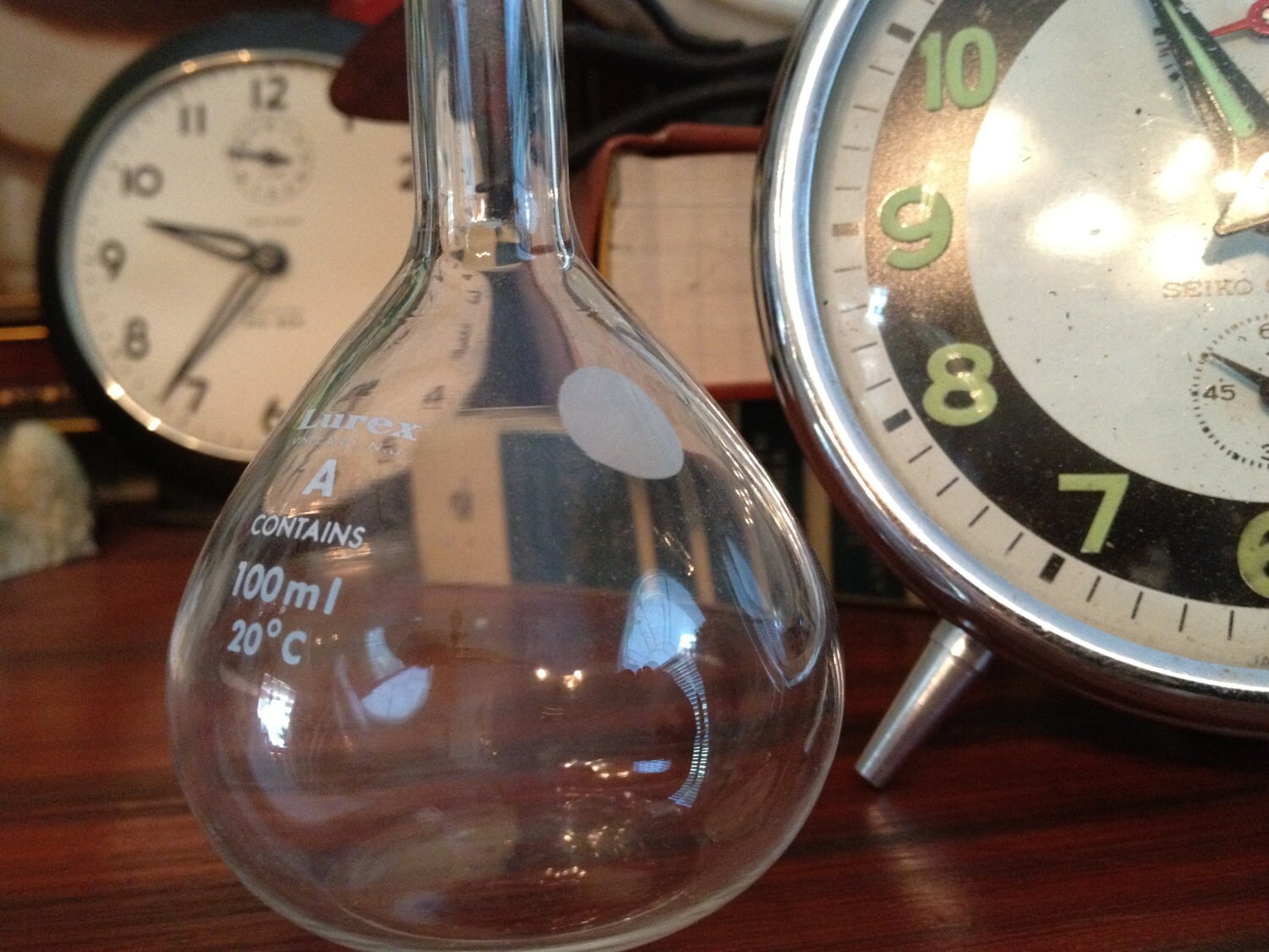 Vintage Erlenmeyer Bulb Lab Flask