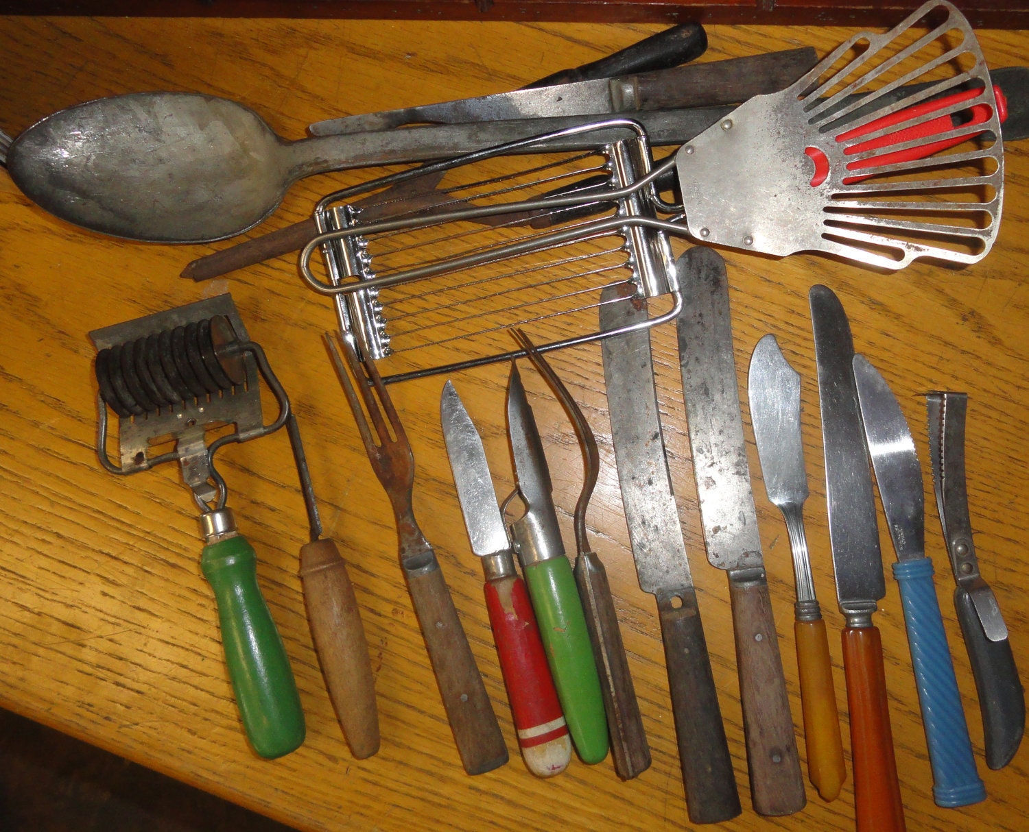 Kitchen Utensils Old and Odd Collection by GoatCartGoods on Etsy