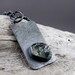 Aquamarine Oxidized Silver Pendant