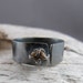Rough Diamond Oxidized Silver Ring