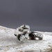 Raw Datalite with Pyrite Sterling Silver Ring