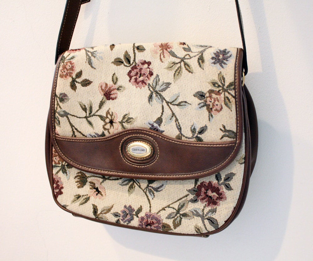 90s Grunge Floral Cross body bag by brooklynbranch on Etsy