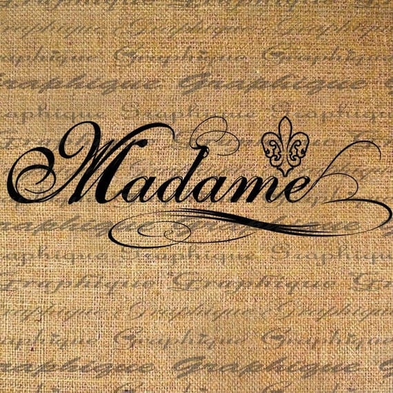 items-similar-to-madame-french-mrs-text-typography-word-digital-image