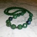 RESERVED for Mary Everett Prosperity Chrysocolla, Malachite, Aventurine, Lapis and Azurite Natural Stone and Crystal Chakra Healing Necklace