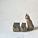 Good Cat - Vintage Brass Letterpress Type with Bronzed Cat