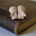 Vintage Porcelain Doll Parts - One Pair of Child Hands