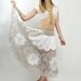 Vintage 70s HIPPIE CROCHET Skirt BOHO Gypsy Festival- Fierce Vintage Clothes by TatiTati Vintage on Etsy